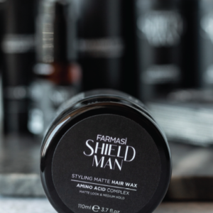 Cera para Cabello De Hombre Mate (Shield Man styling Matte Hair Wax) 3.7 Oz