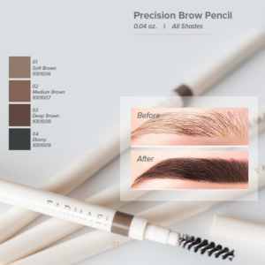 Lapiz de Precisión para cejas (Precision Brow Pencil) Ebony 0.04 Oz
