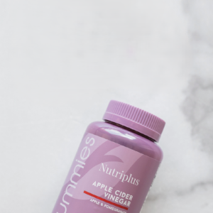 Gomitas de Vinagre de sidra de manzana (Nutriplus Apple Cider Vinegar) 5.8 oz. 60 Gomitas