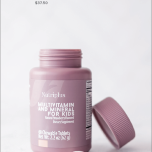 Nutriplus Multivitaminas y Minerales para niños 60 Tab. Masticables  62gr