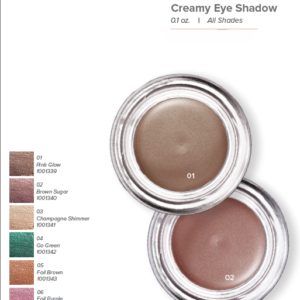 Sombra de Ojos Cremosa (Creamy Eye Shadow)  Foil Brown 0.1 Oz