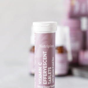 Tabletas efervescentes de vitamina C (Nutriplus Vitamin C Eff ervescent Tablets) 15 Tab. De 2.18 Oz c/u